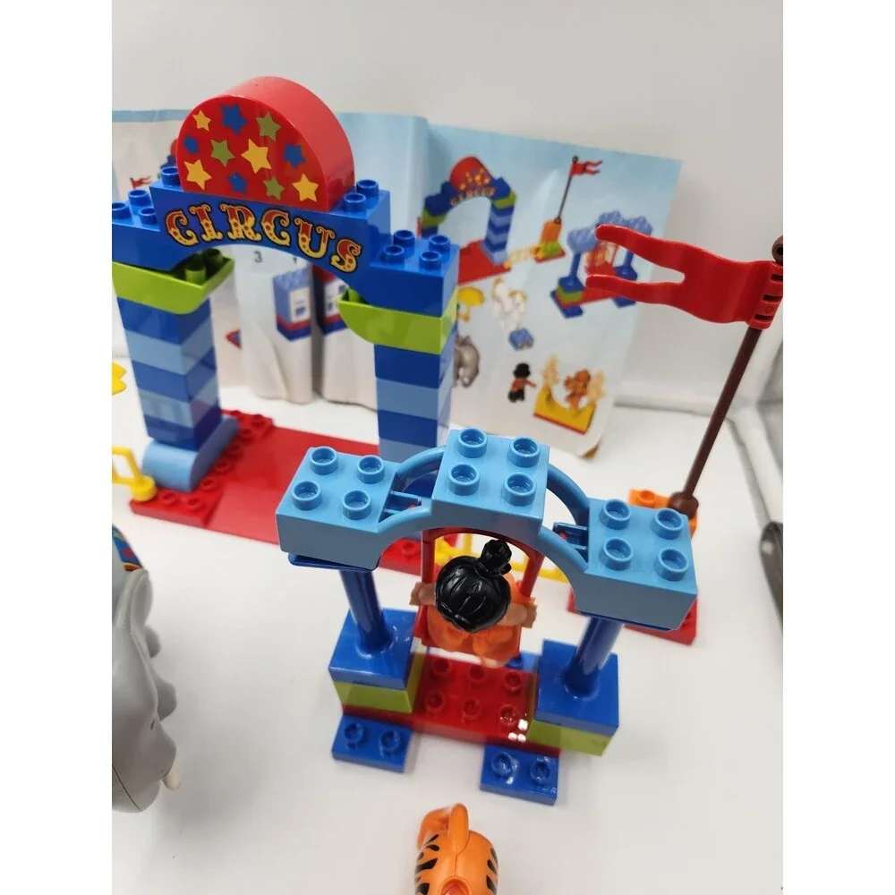 LEGO DUPLO #10504 My First Circus Set 99% Complete w/Box And Instructions